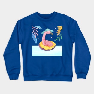 Summer Season Funny Flamingo Crewneck Sweatshirt